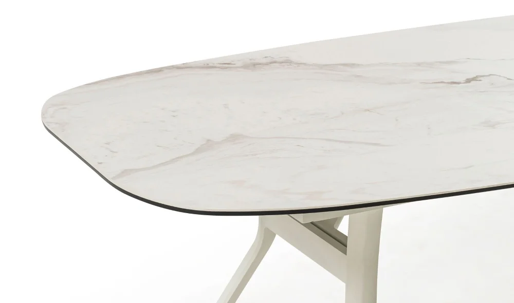 Luna Garden Seramik Yemek Masası