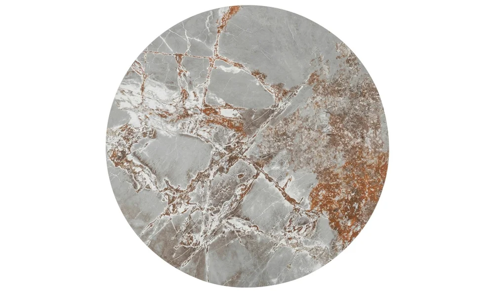 Sole Octo Yuvarlak Seramik Mutfak Masası