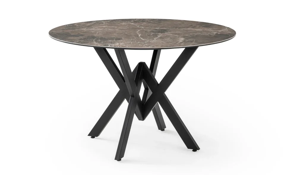 Sole Spider Yuvarlak Seramik Mutfak Masası