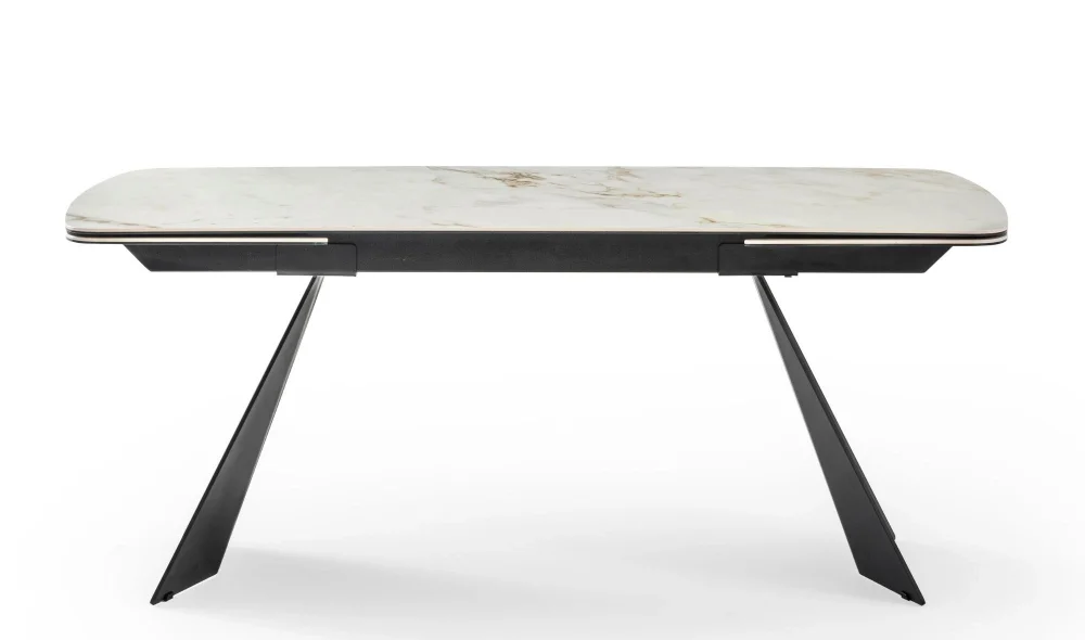 Volare Beyaz Seramik Yemek Masası