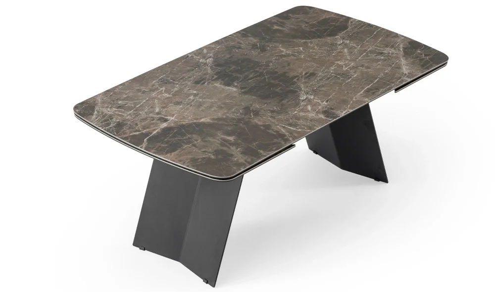 Volare Siyah Seramik Yemek Masası