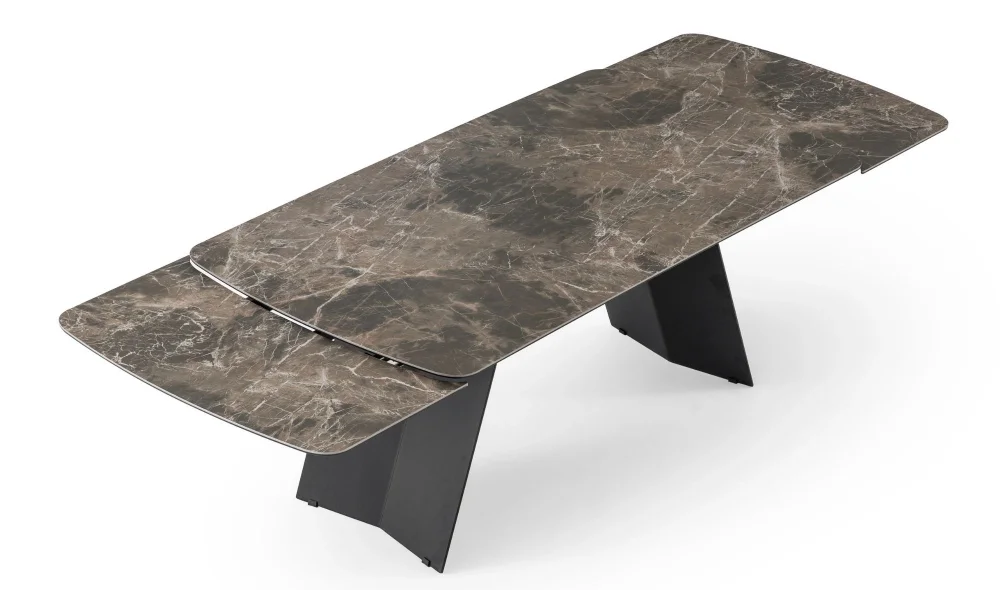 Volare Siyah Seramik Yemek Masası