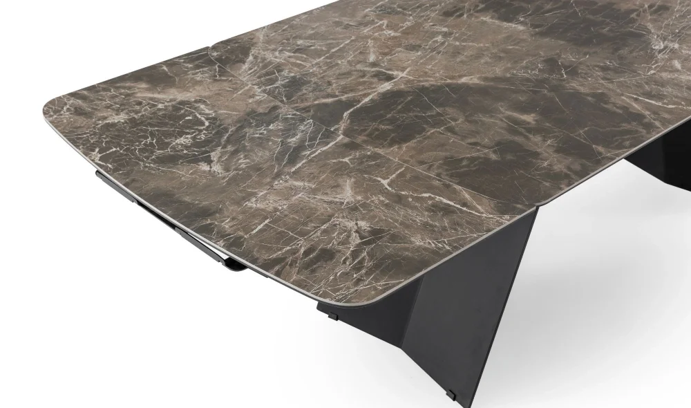 Volare Siyah Seramik Yemek Masası