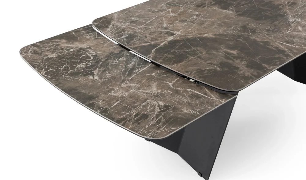 Volare Siyah Seramik Yemek Masası