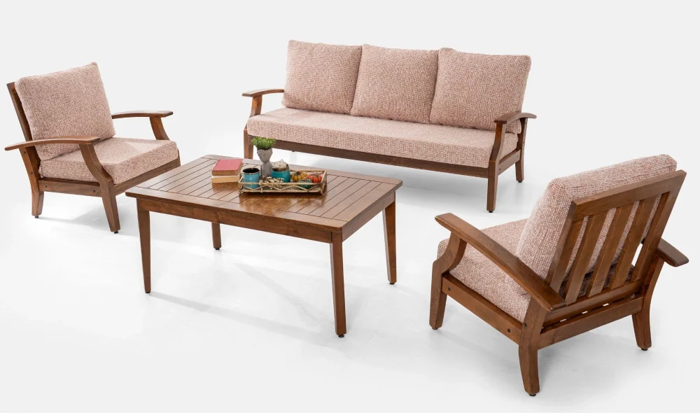 Teras Natura Kiremit 5 Oturumlu Bahçe ve Balkon Takımı