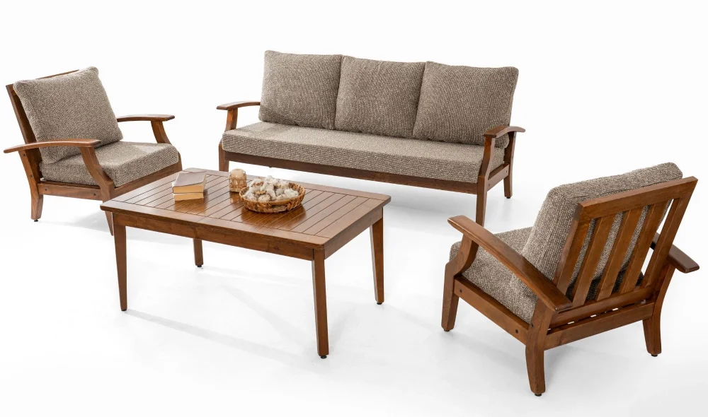 Teras Natura Kahve 5 Oturumlu Bahçe ve Balkon Takımı