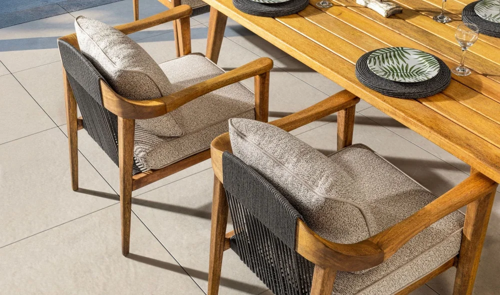 Apollo Iroko Yemek Masası Takımı