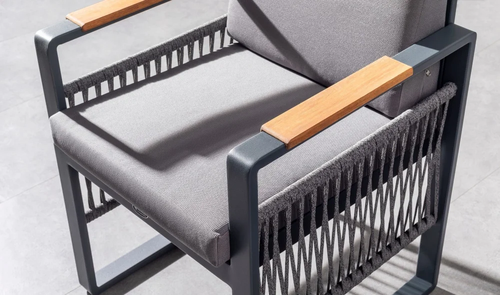 Argos Antrasit Iroko Yemek Masası Takımı