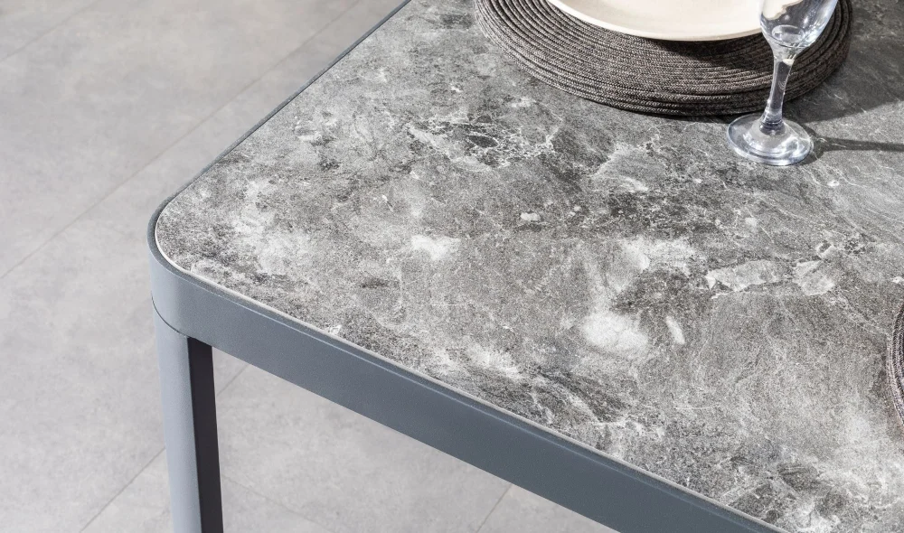 Argos Antrasit Iroko Yemek Masası Takımı