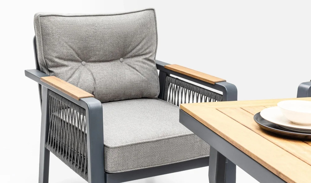 Olimpos Antrasit Iroko Bahçe ve Balkon Takımı