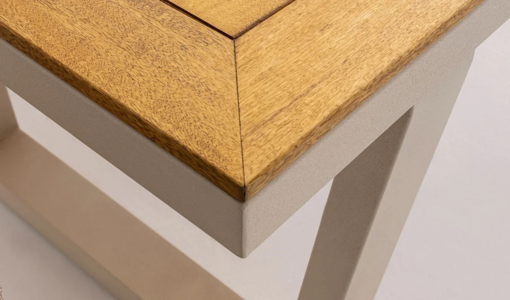 Olimpos Krem Iroko Yemek Masası Takımı