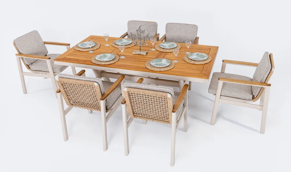 Astoria Iroko Yemek Masası Takımı