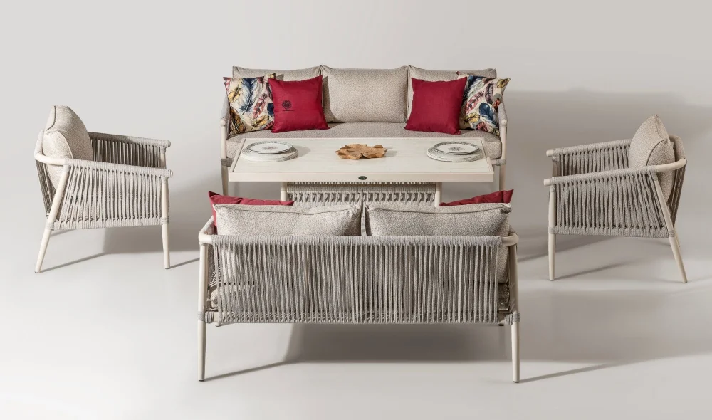 Calisto 7 Oturumlu Bahçe ve Balkon Takımı