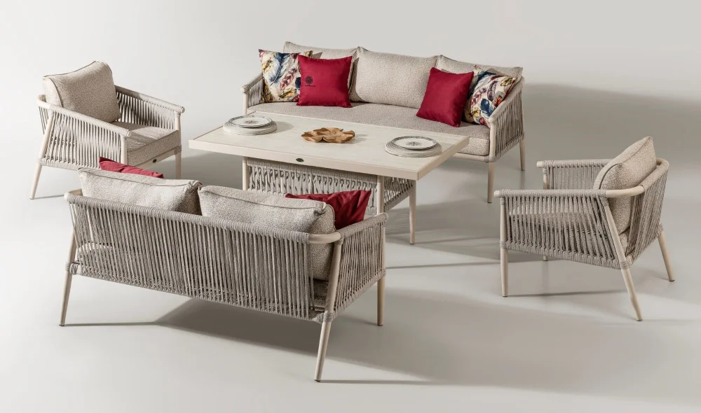 Calisto 7 Oturumlu Bahçe ve Balkon Takımı