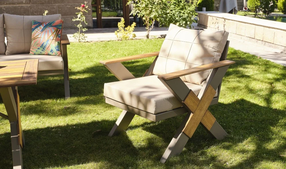 Lotus Cappy Iroko Bahçe ve Balkon Takımı