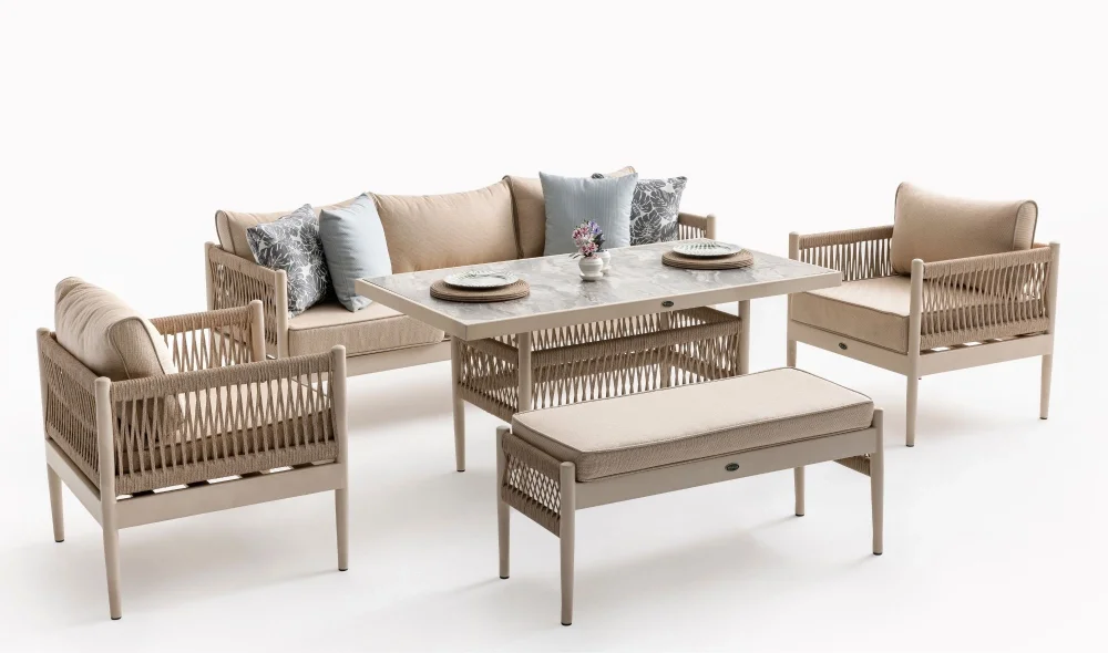 Lyon Seramik Bahçe ve Balkon Takımı