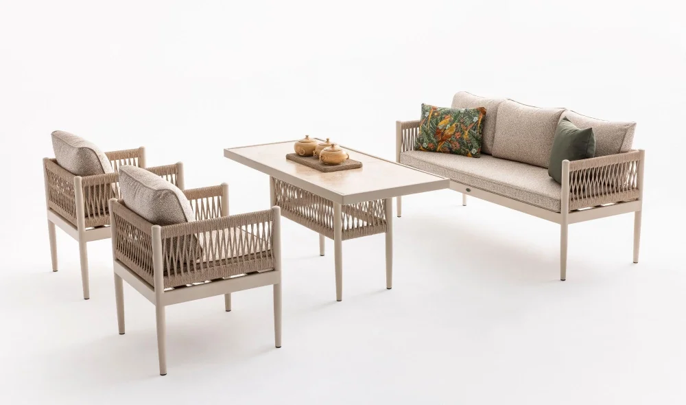 Lyon Midi Seramik Bahçe ve Balkon Takımı