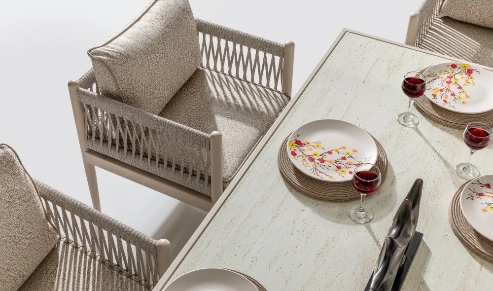 Lyon Seramik Yemek Masası Takımı