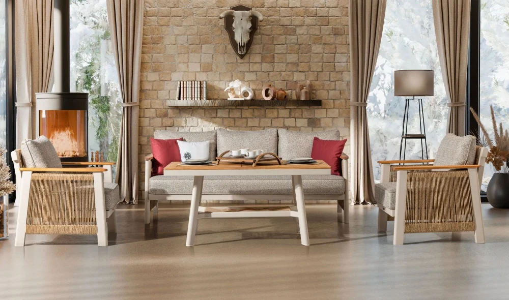 Melody Iroko Bahçe ve Balkon Takımı