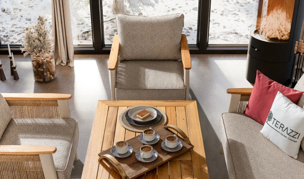 Melody Iroko Bahçe ve Balkon Takımı