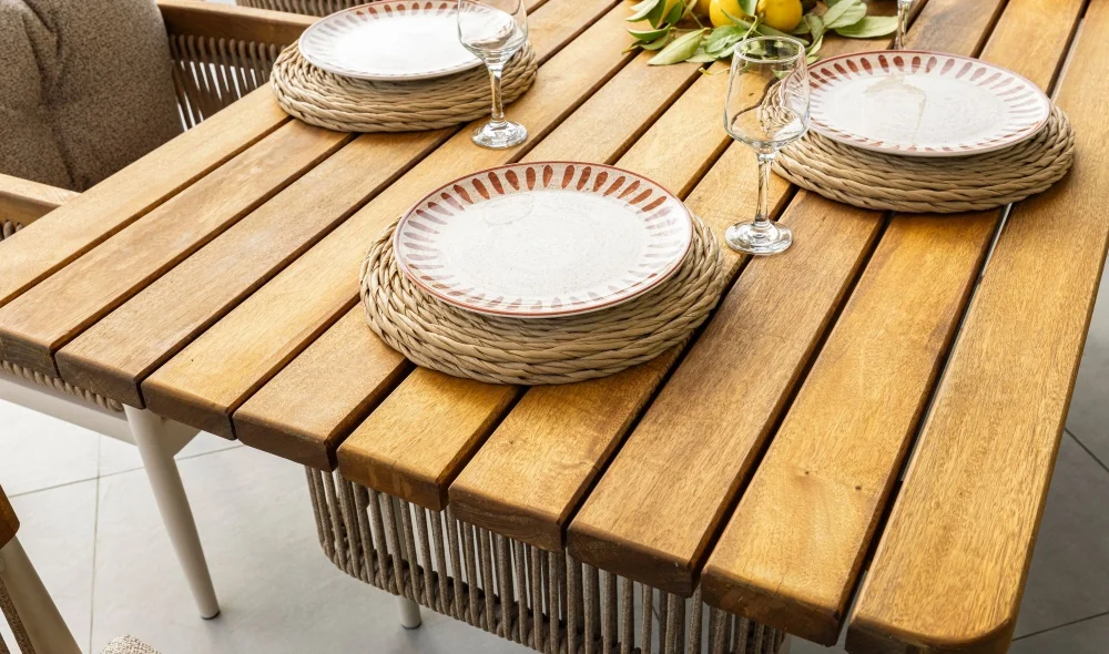 Minerva Iroko Yemek Masası Takımı