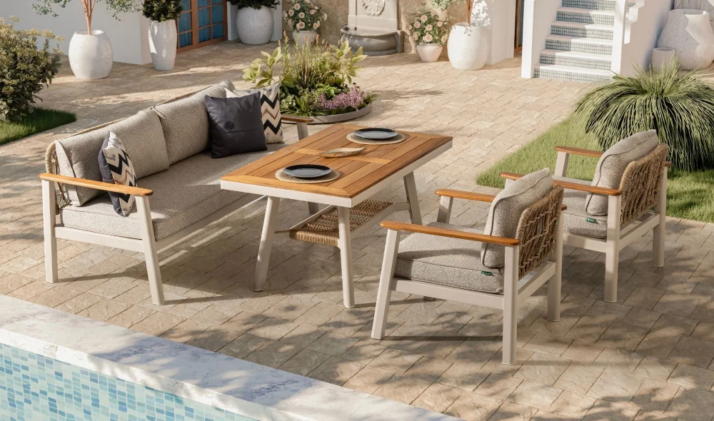 Onyx Iroko Bahçe ve Balkon Takımı