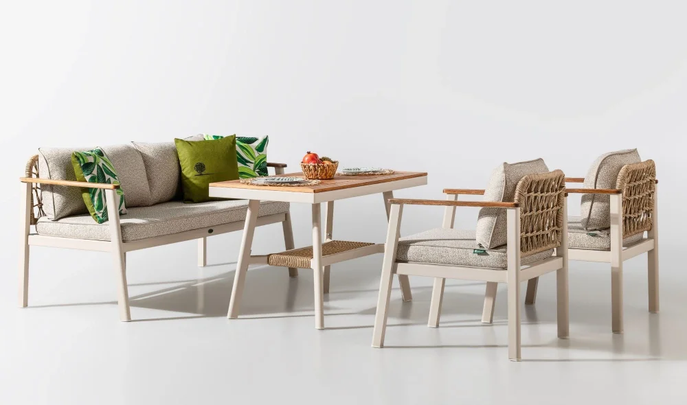 Onyx Midi Iroko Bahçe ve Balkon Takımı