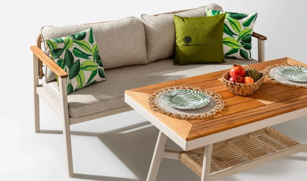 Onyx Midi Iroko Bahçe ve Balkon Takımı