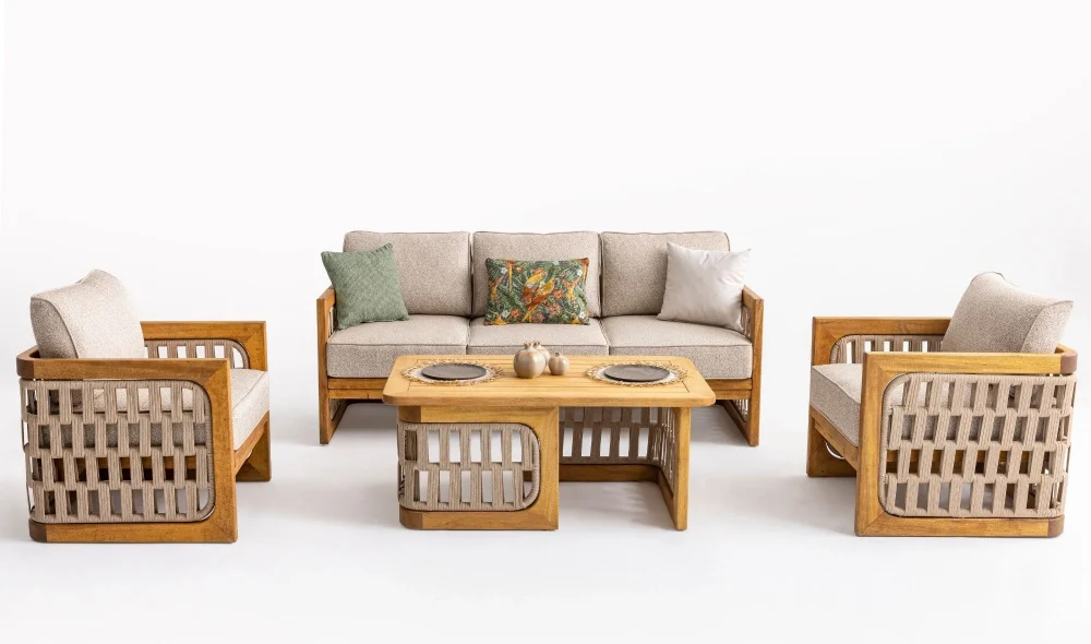 Zeus Iroko Bahçe ve Balkon Takımı