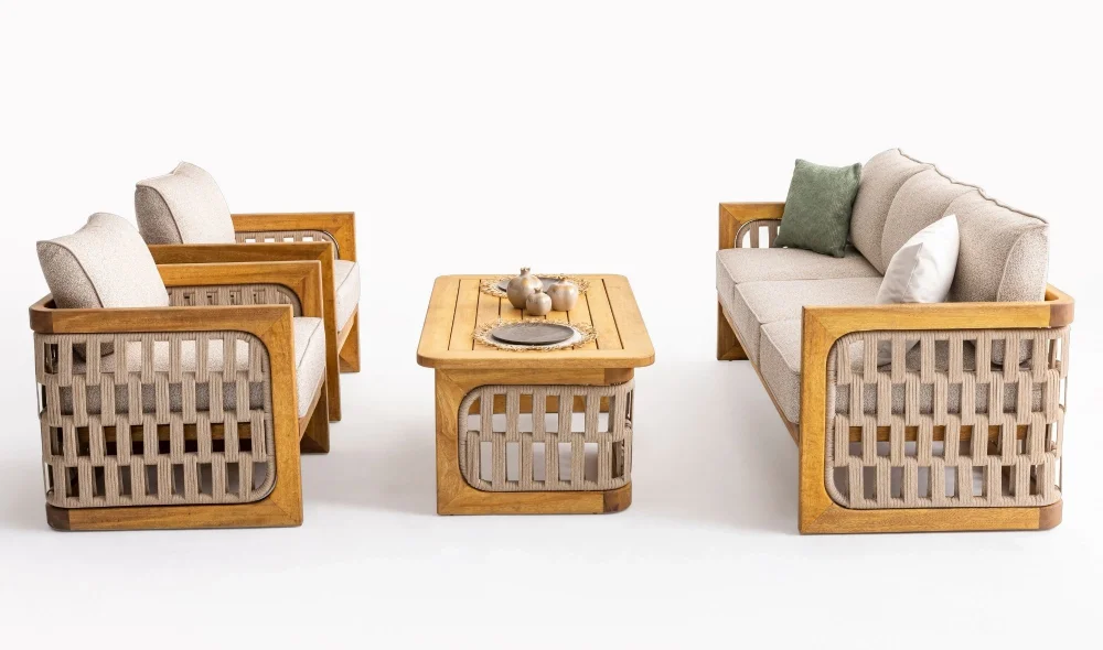 Zeus Iroko Bahçe ve Balkon Takımı