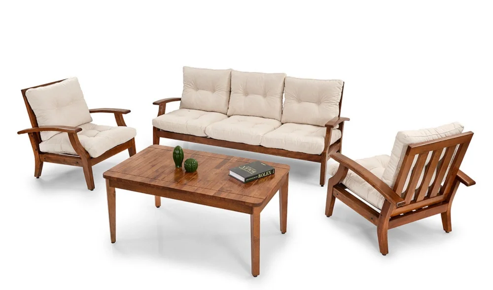 Teras Krem 5 Oturumlu Bahçe ve Balkon Takımı