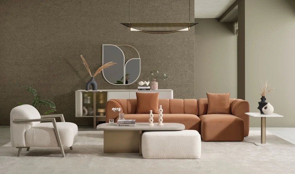 Harley Mini Dinlenmeli Köşe Koltuk Takımı