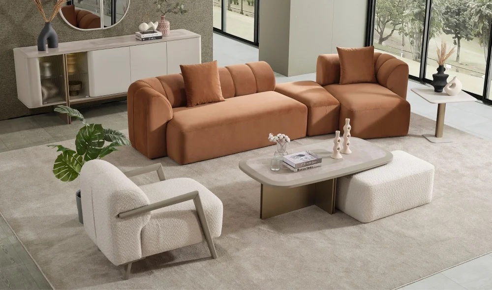 Harley Mini Dinlenmeli Köşe Koltuk Takımı