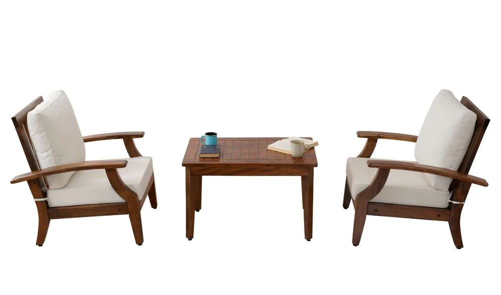 Teras Natura Bahçe ve Balkon Takımı - Bej 11s