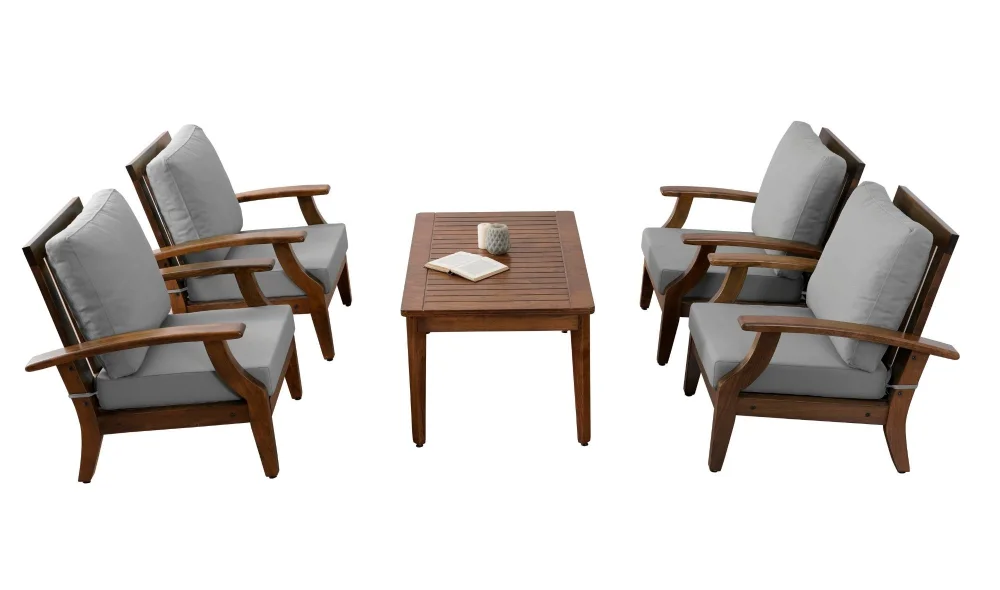 Teras Natura Bahçe ve Balkon Takımı - Bej 1111s