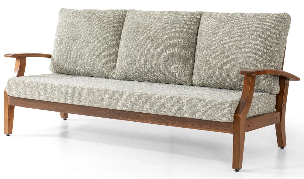 Teras Natura Bahçe ve Balkon 3lü Koltuk - Bej