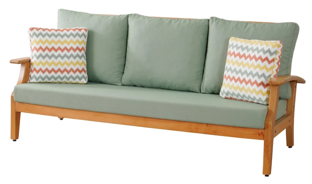 Teras Naturel Bahçe ve Balkon 3lü Koltuk - Bej