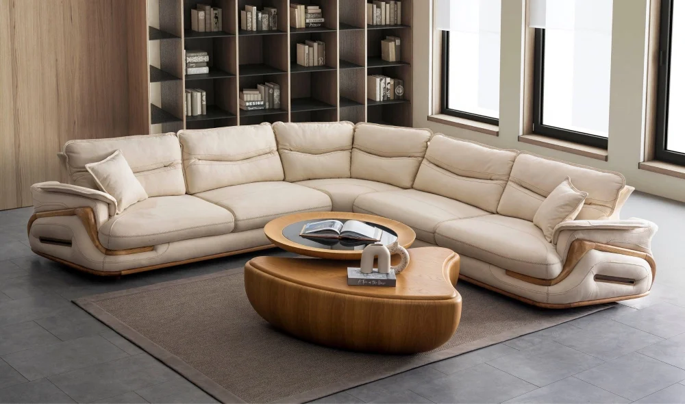 Axel Bej Köşe Koltuk Takımı