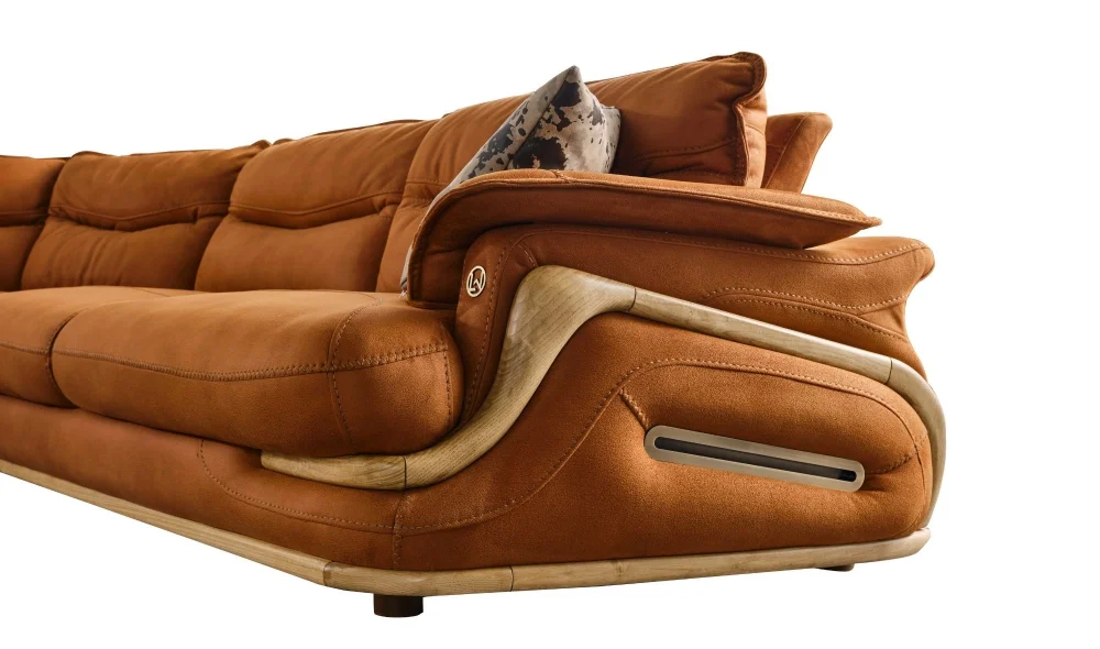 Axel Turuncu Köşe Koltuk Takımı