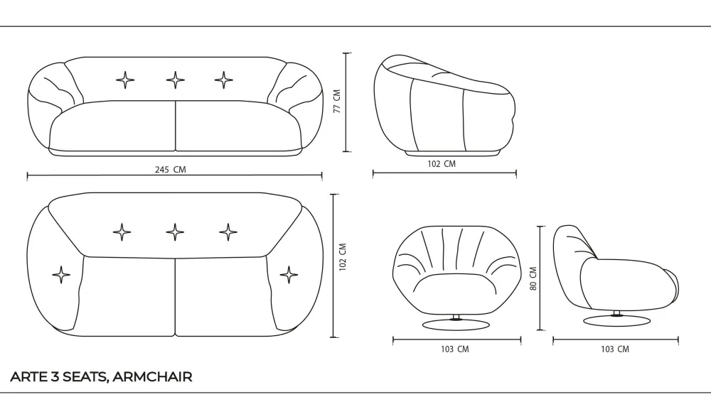 Arte Koltuk Takımı