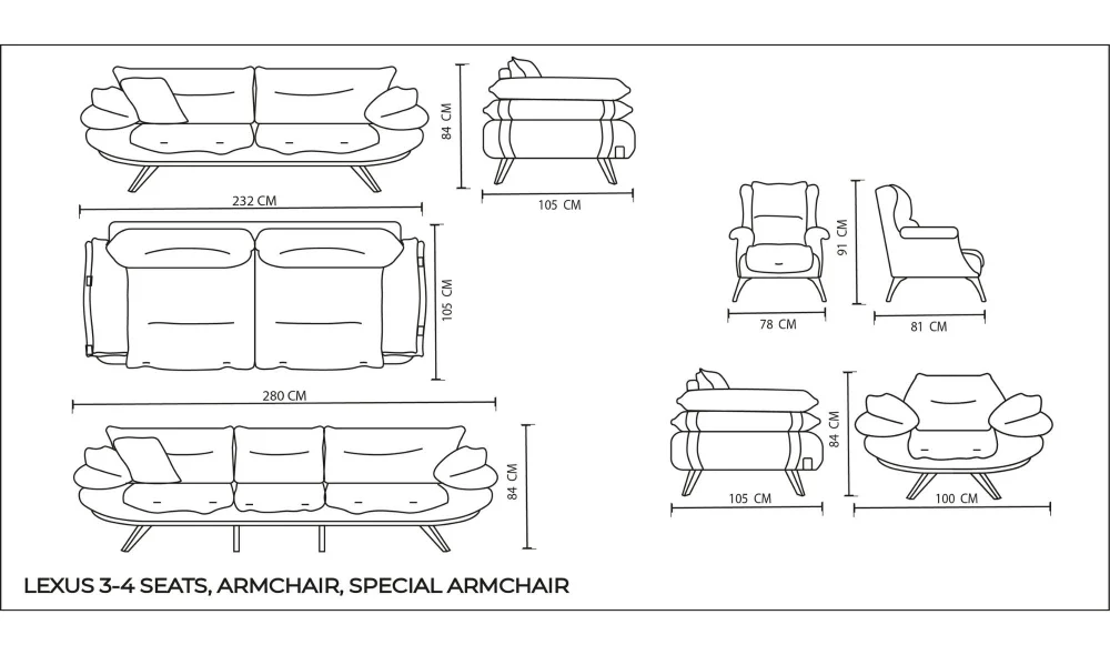 Lexus Koltuk Takımı