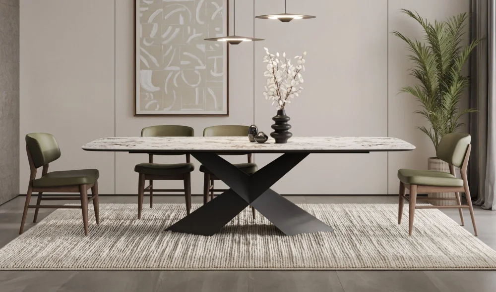 Infinity Seramik Yemek Masası