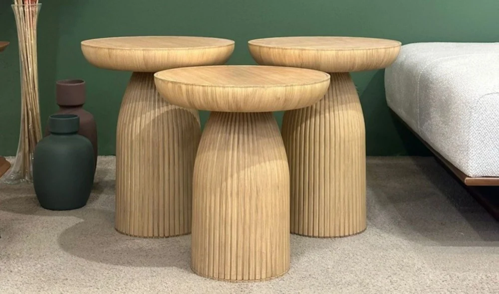 Üçlü Bohem Mantar Sehpa