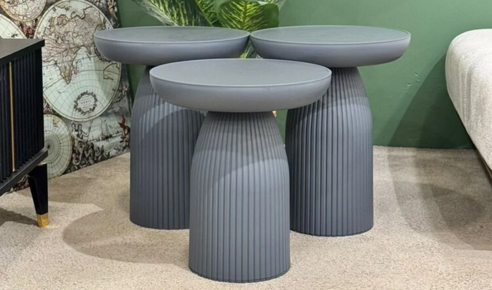 Üçlü Bohem Mantar Sehpa