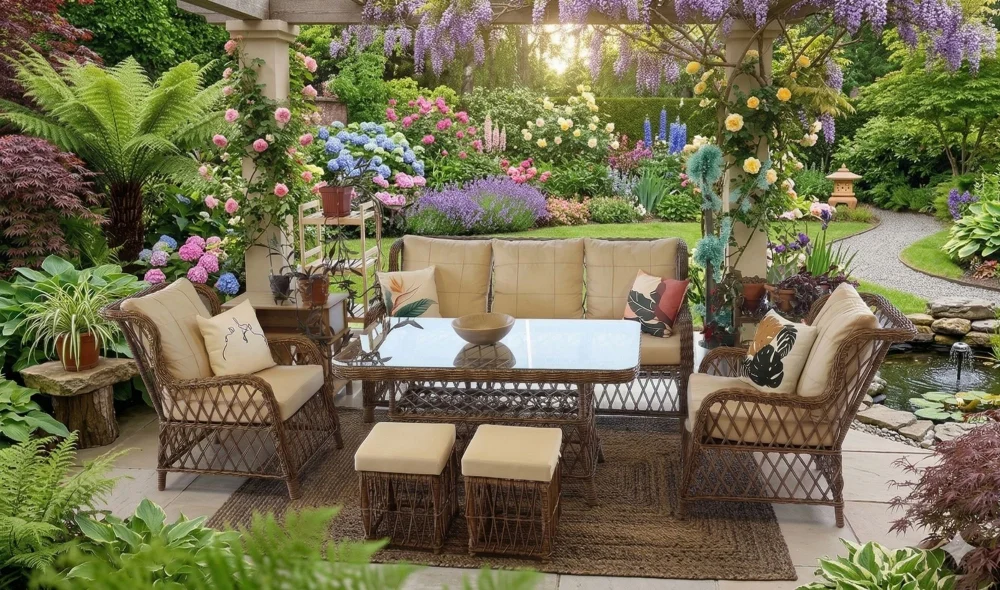 Almus Üçlü Bahçe ve Balkon Takımı