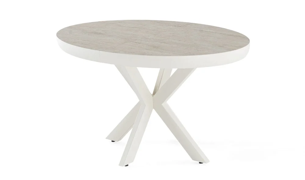 Valencia Traverten Çift Açılır Yemek Masası