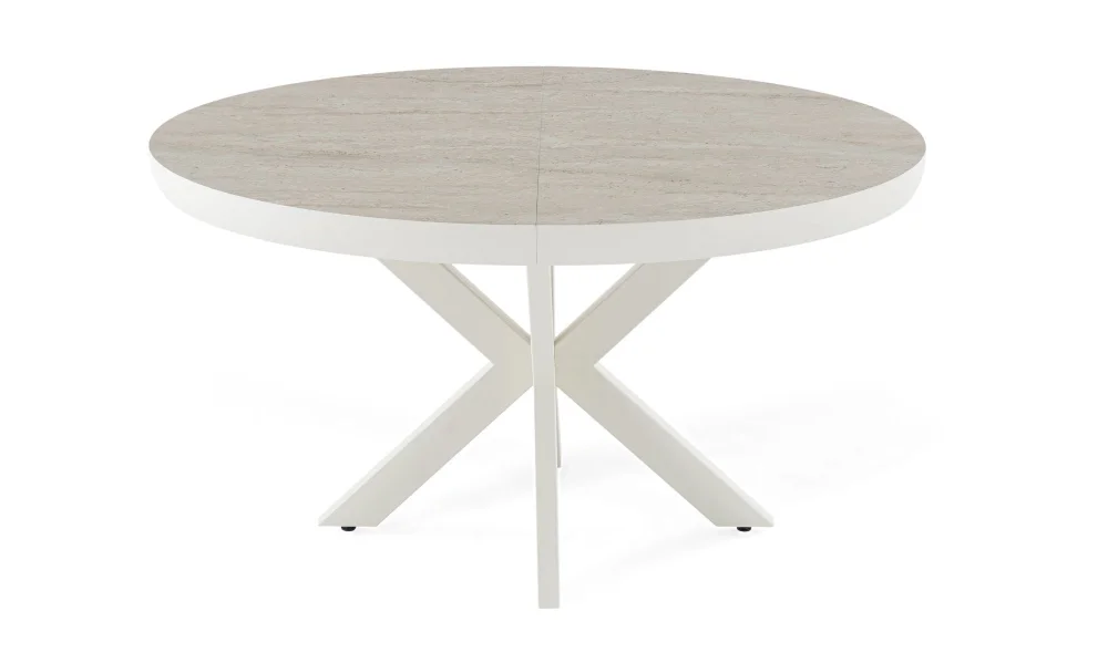 Valencia Traverten Çift Açılır Yemek Masası