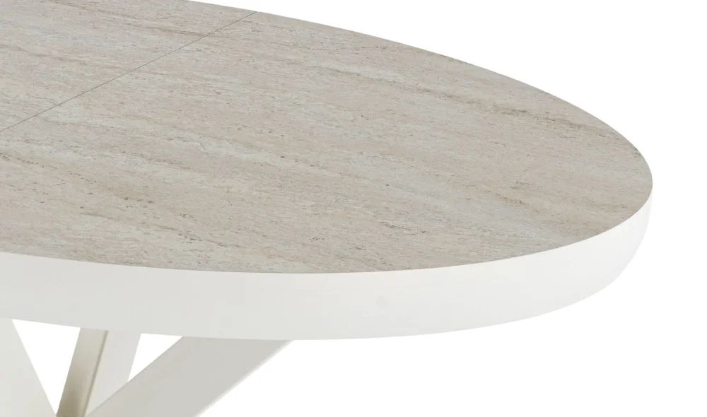 Valencia Traverten Çift Açılır Yemek Masası