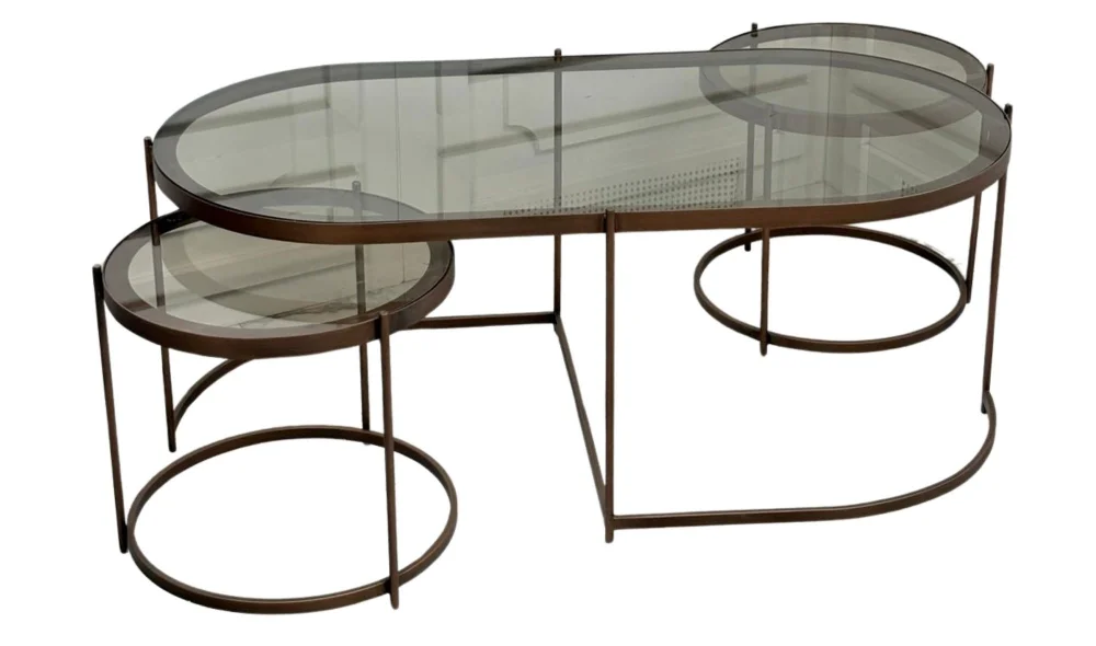 Nest Camlı Orta Sehpa