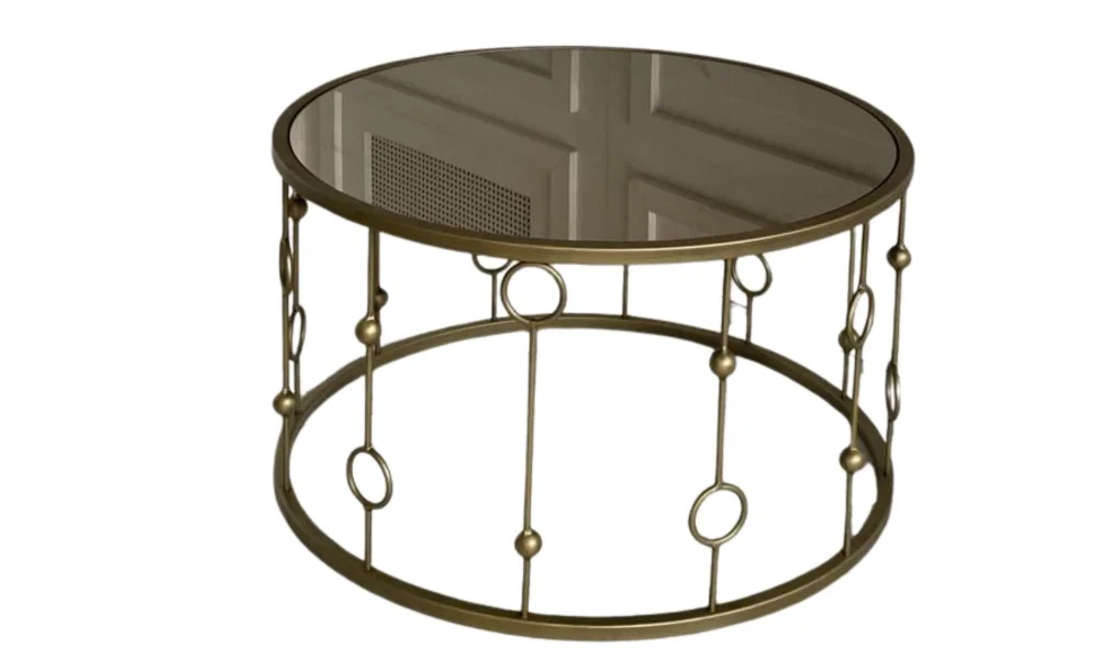 Elegant Orta Sehpa - Cam Tablalı